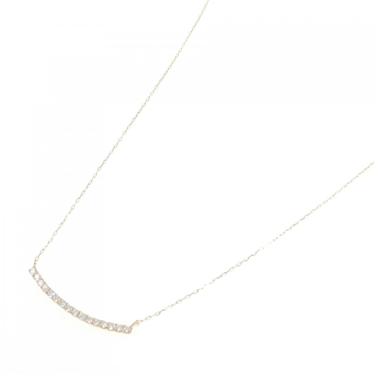 【リメイク】K18YG ダイヤモンド ネックレス 0.30CT