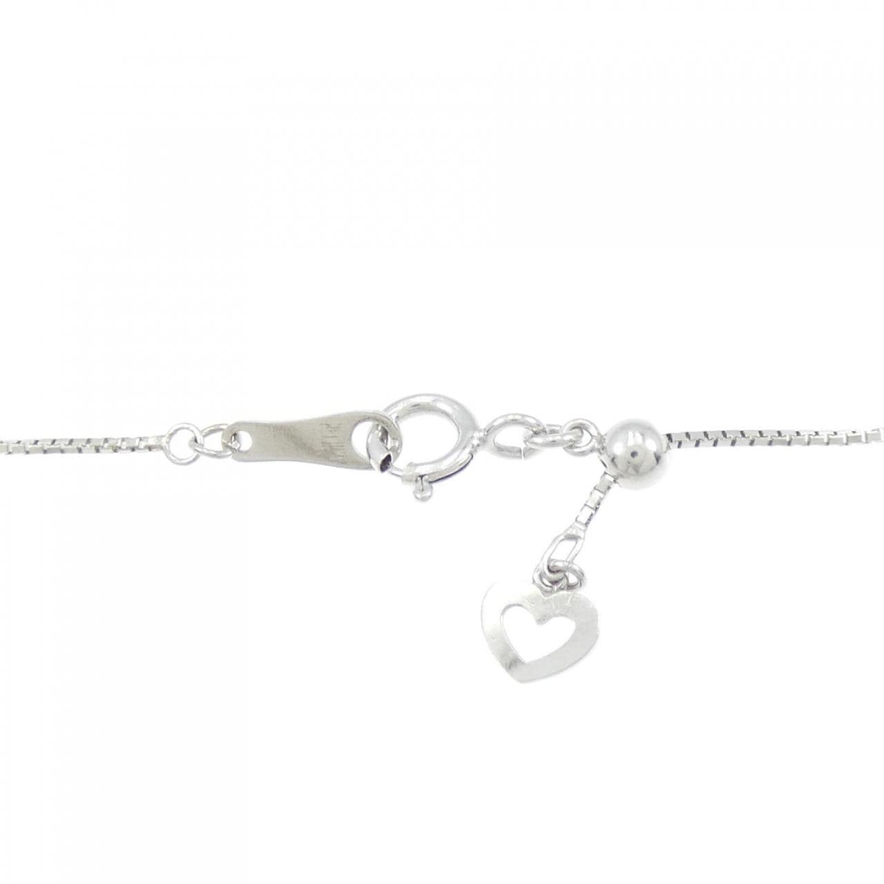K18WG flower Diamond necklace 2.00CT