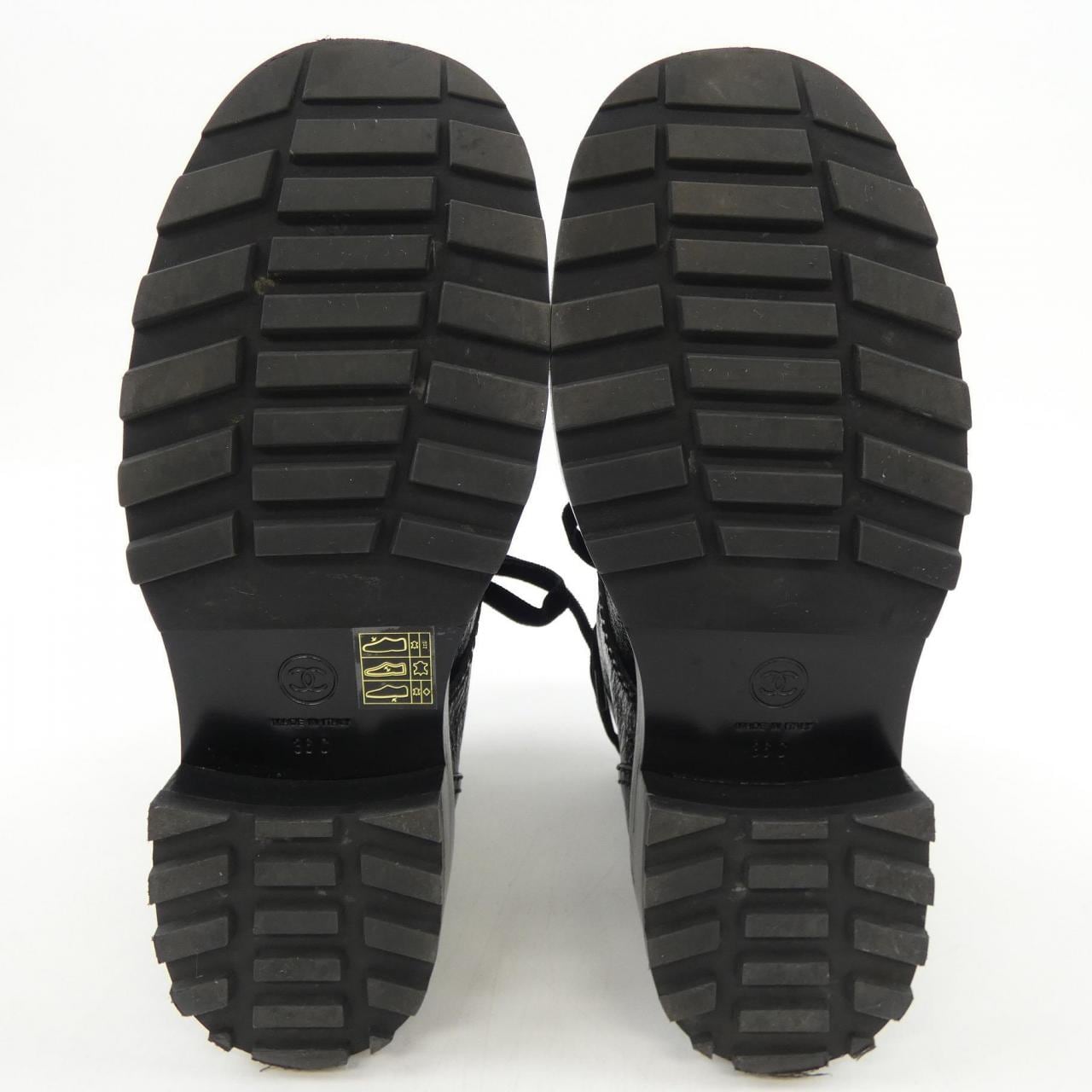 シャネル CHANEL レースアップ LACE-UP G35154X56195 ブーツ