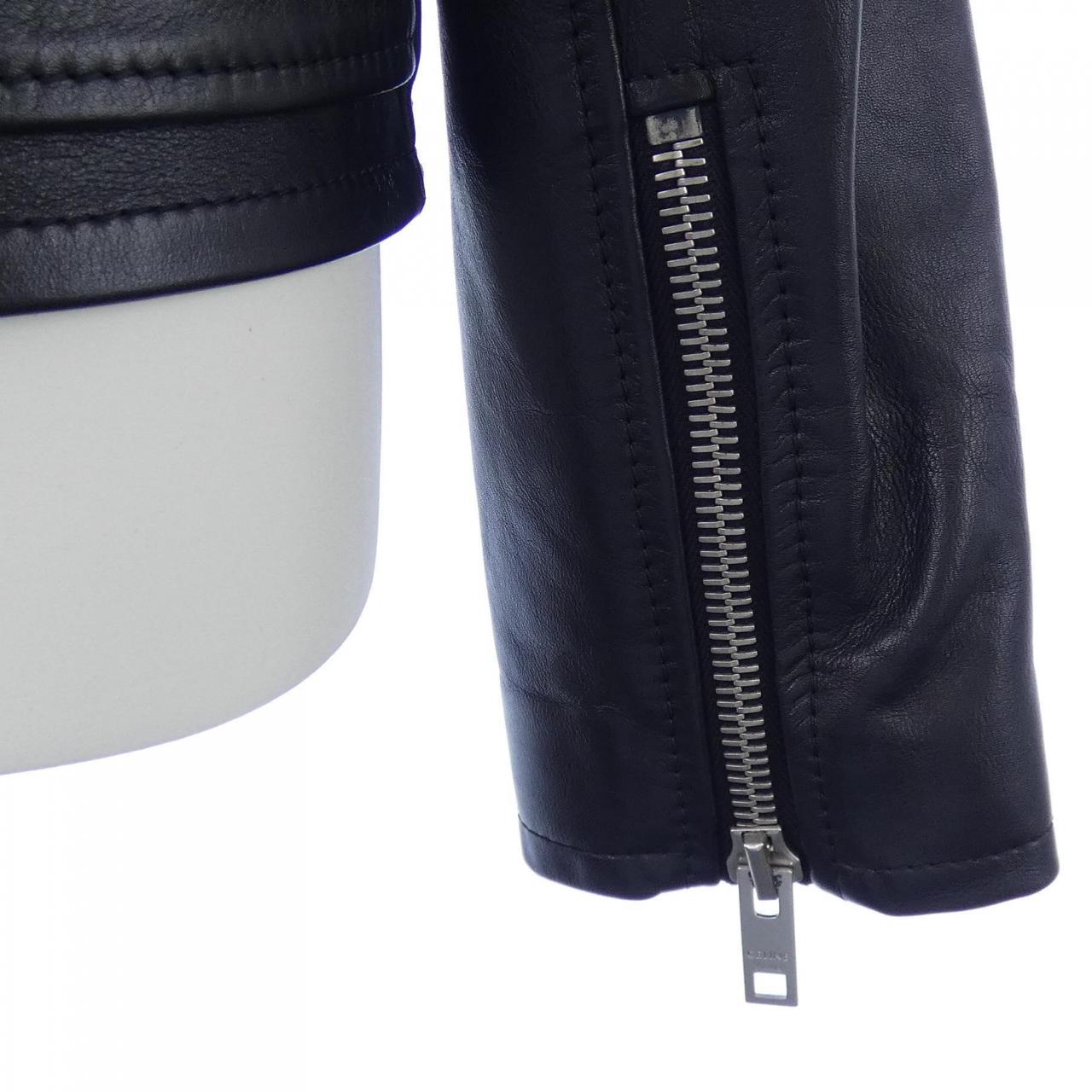 セリーヌ CELINE クラシックバイカージャケット 2E158599E レザーライダースジャケット