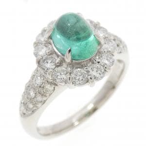 PT900 エメラルド リング 0.99CT