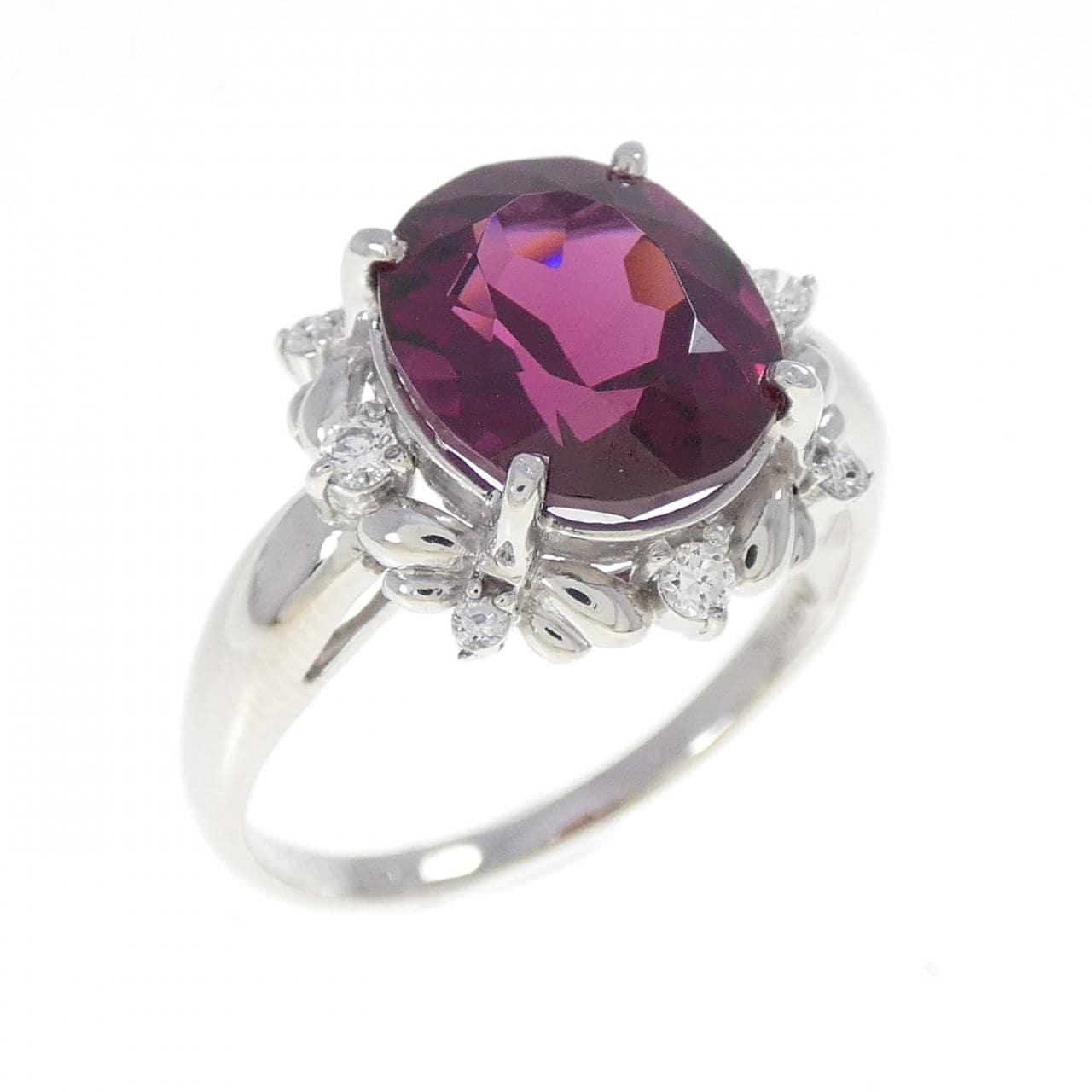 PT900 ガーネット リング 5.10CT