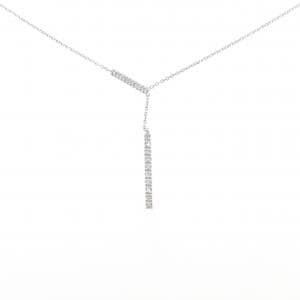 K18WG ダイヤモンド ネックレス 0.10CT