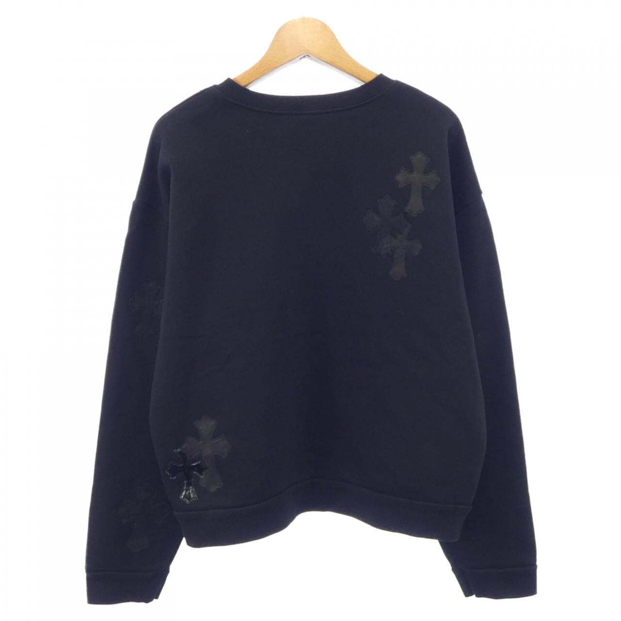 クロムハーツ CHROME HEARTS MULTI LEATHER CROSS PATCH スウェット