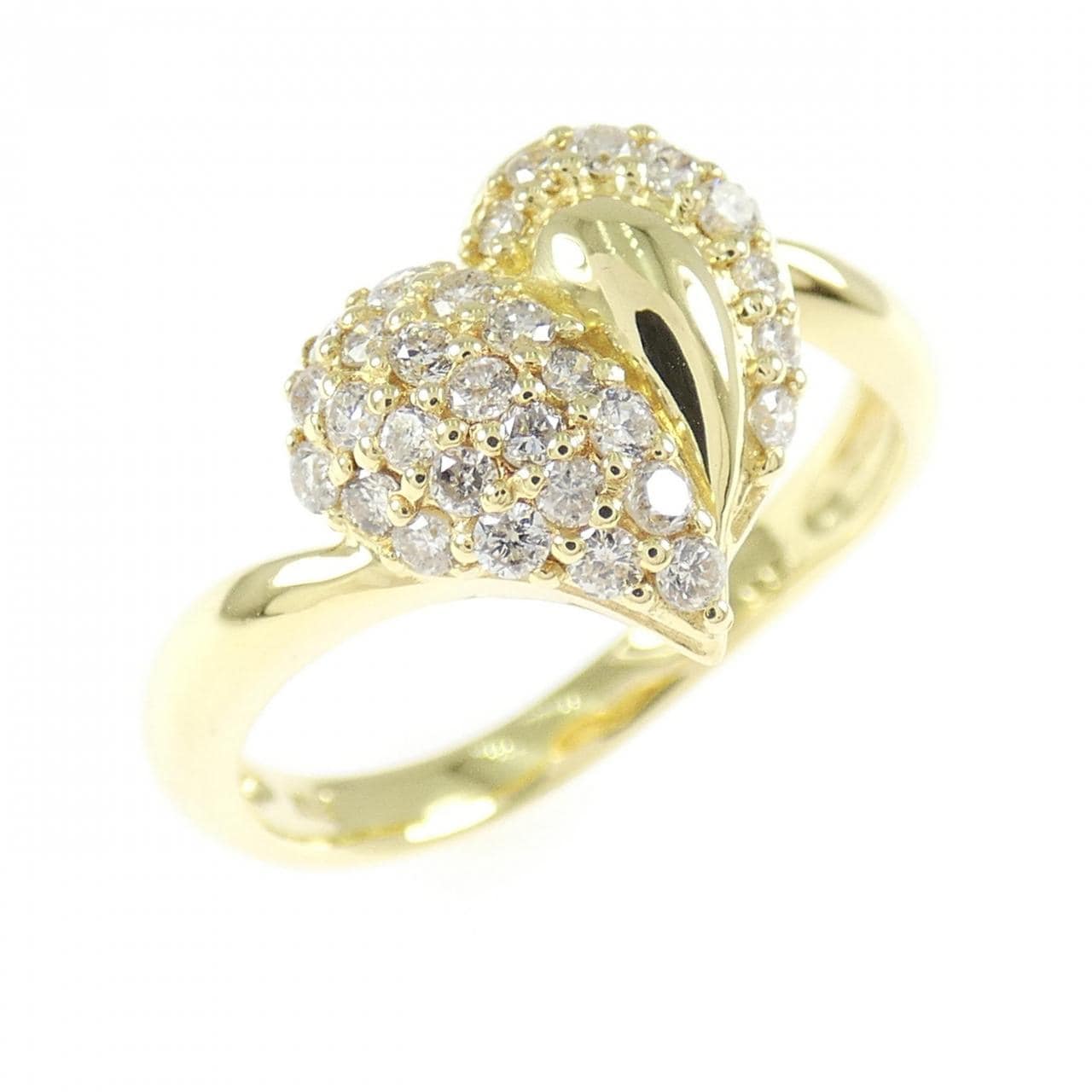 K18YG ダイヤモンド リング 0.33CT