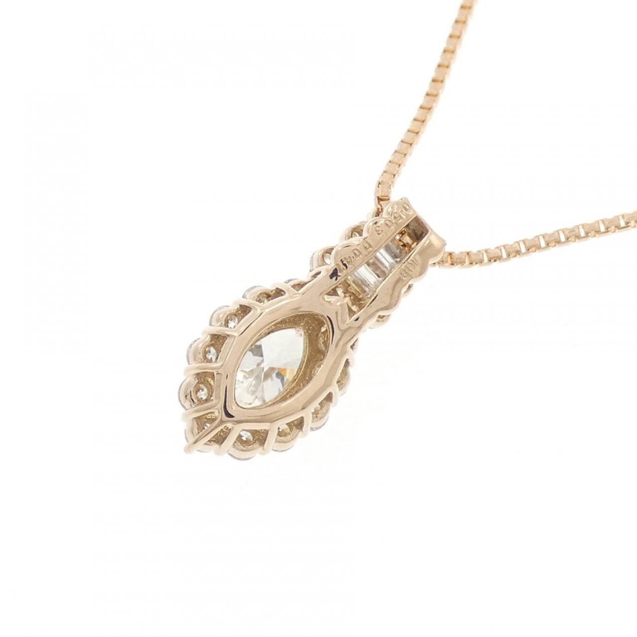 K18PG ダイヤモンド ネックレス 0.503CT