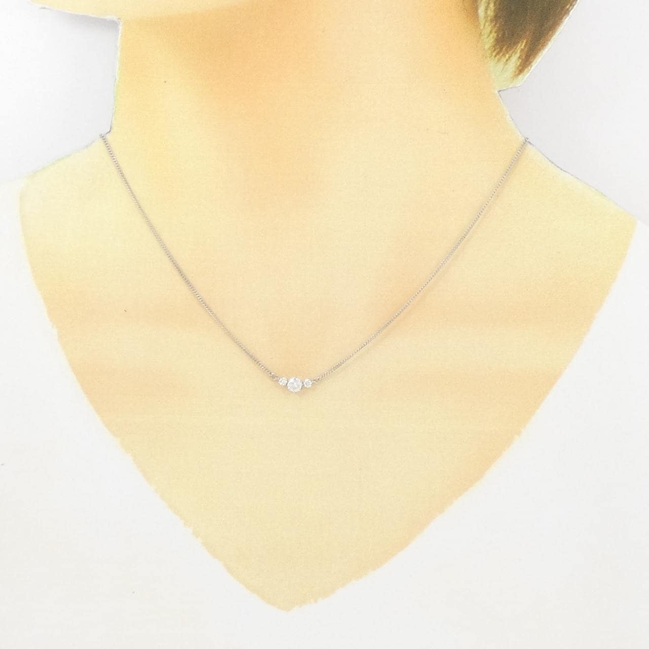 PT ダイヤモンド ネックレス 0.28CT