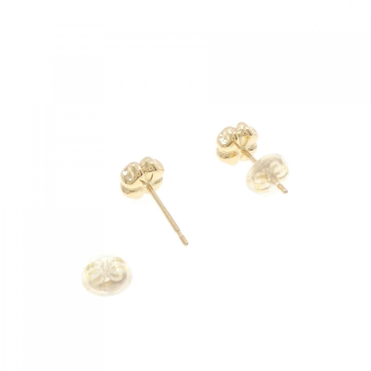 K18YG Clover Earrings