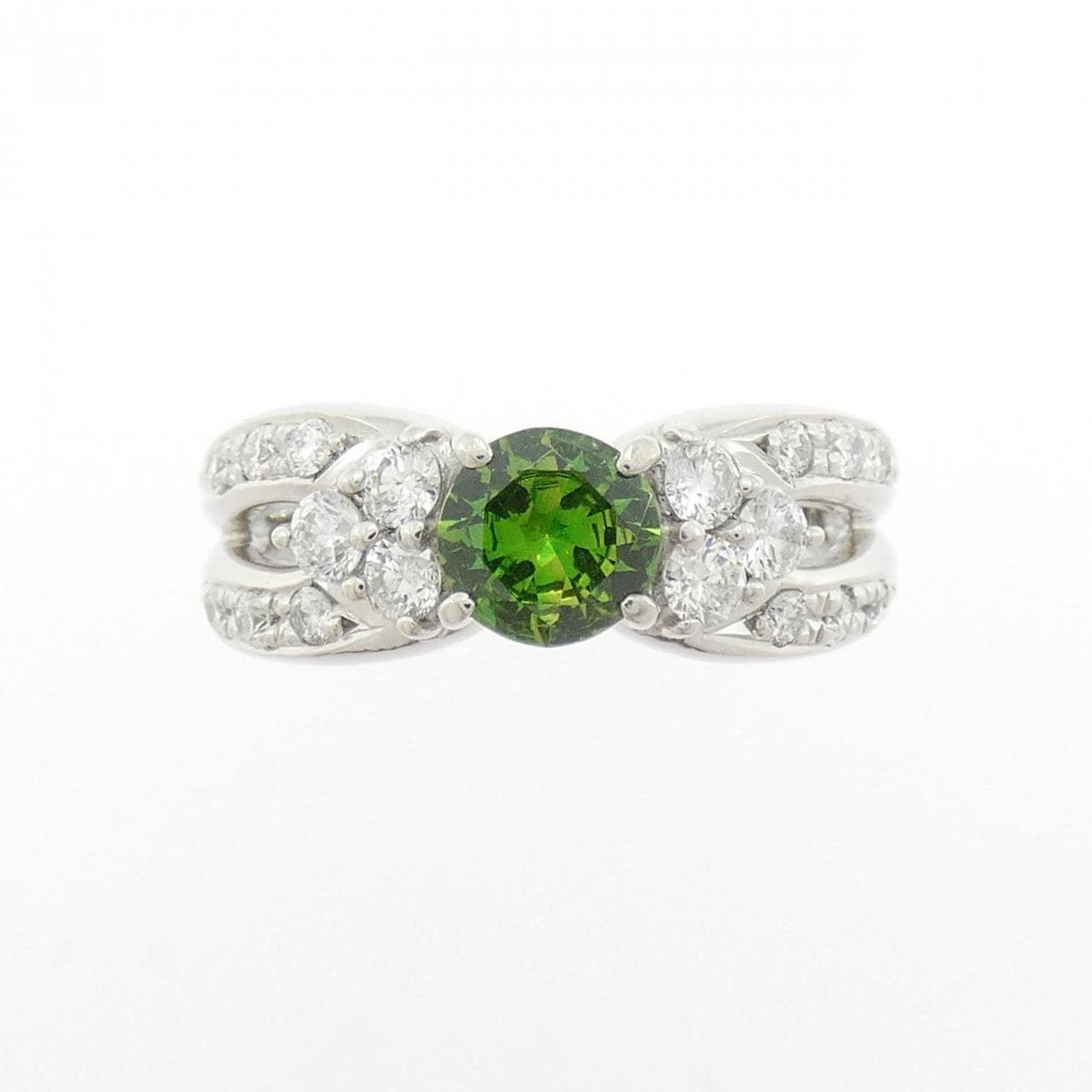 PT900 デマントイドガーネット リング 0.619CT