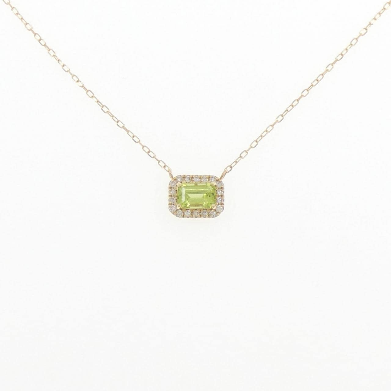 【新品】K18YG ペリドット ネックレス 0.69CT