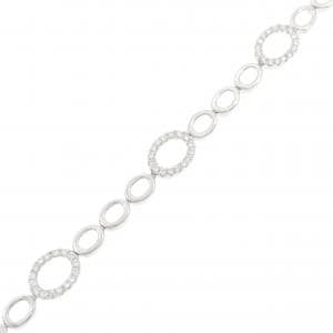 K18WG ダイヤモンド ブレスレット 0.60CT