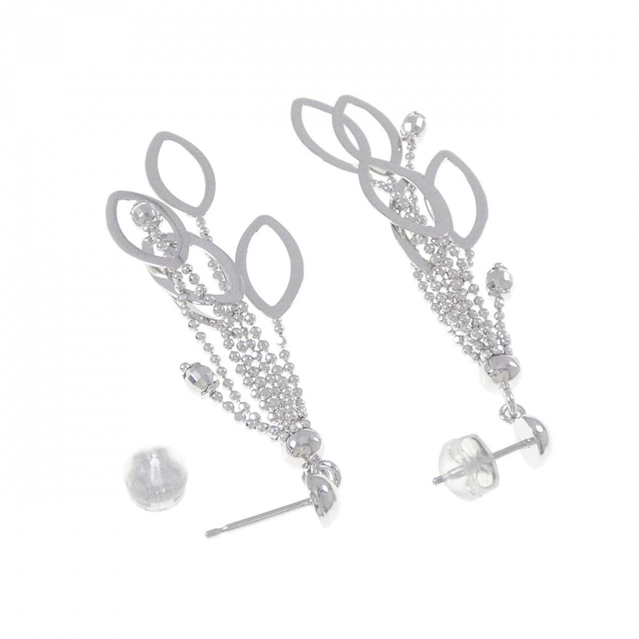 750WG/K18WG ピアス