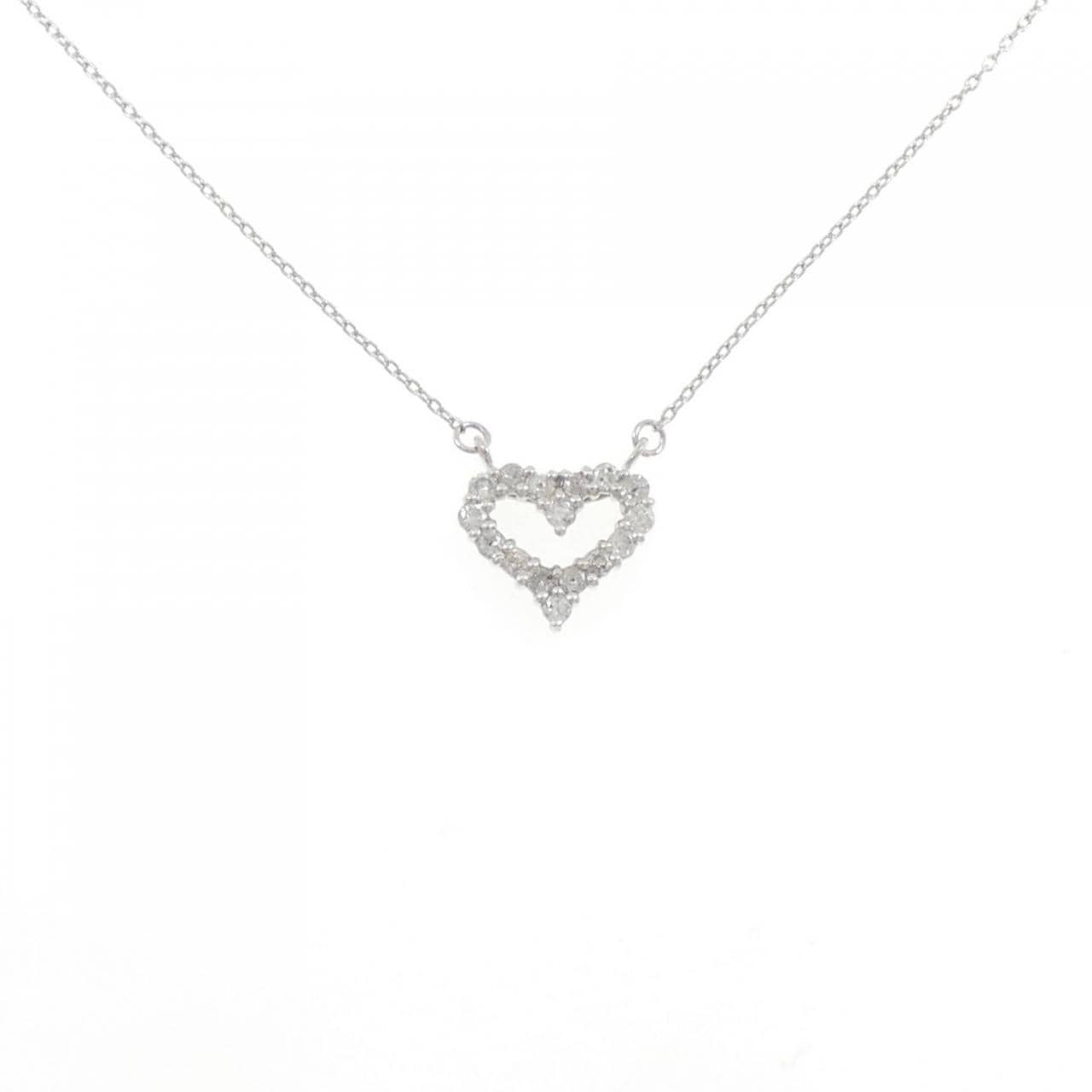 PT1000/PT850 心形鑽石項鍊 0.3克拉