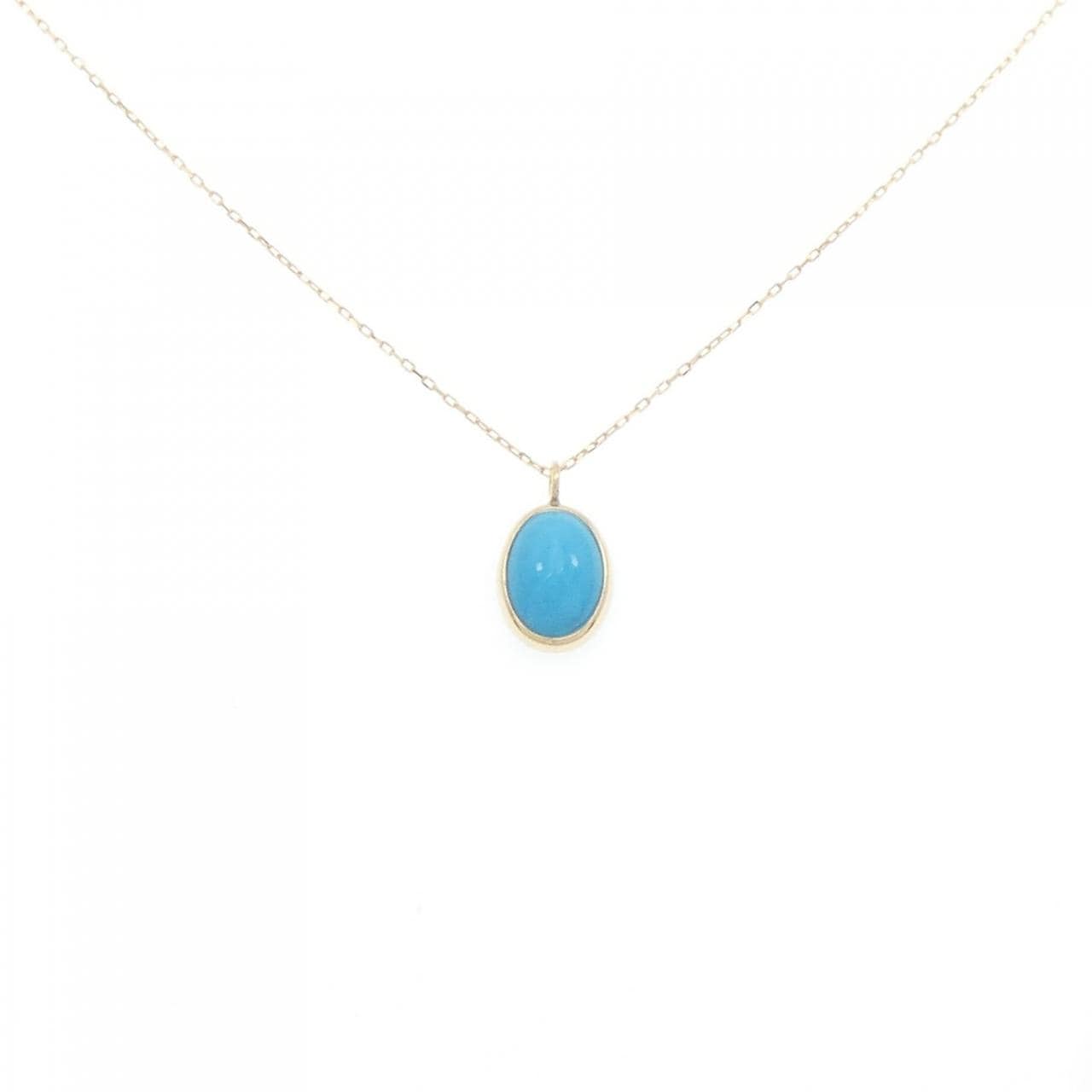 K18YG turquoise necklace