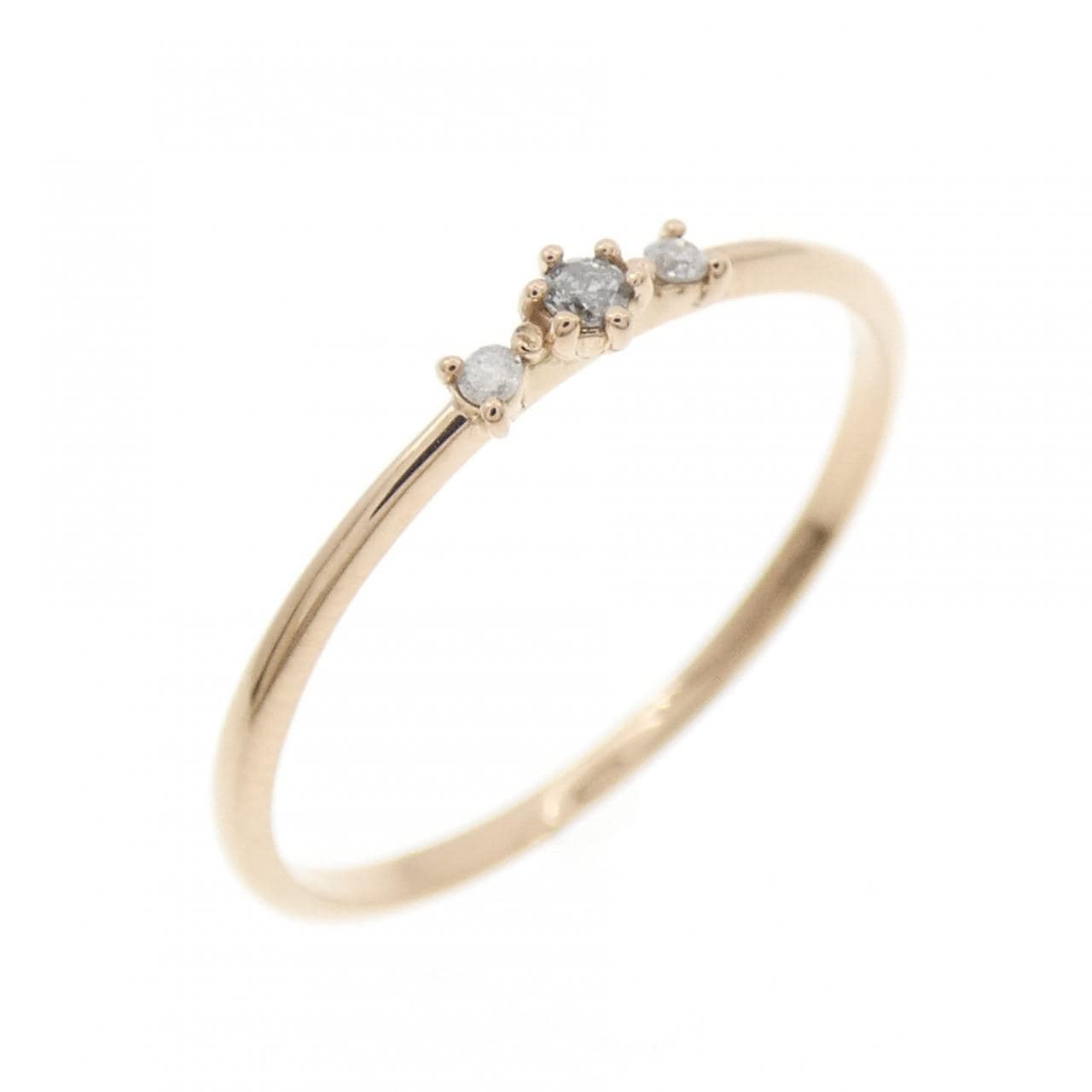 K18PG ダイヤモンド リング 0.03CT