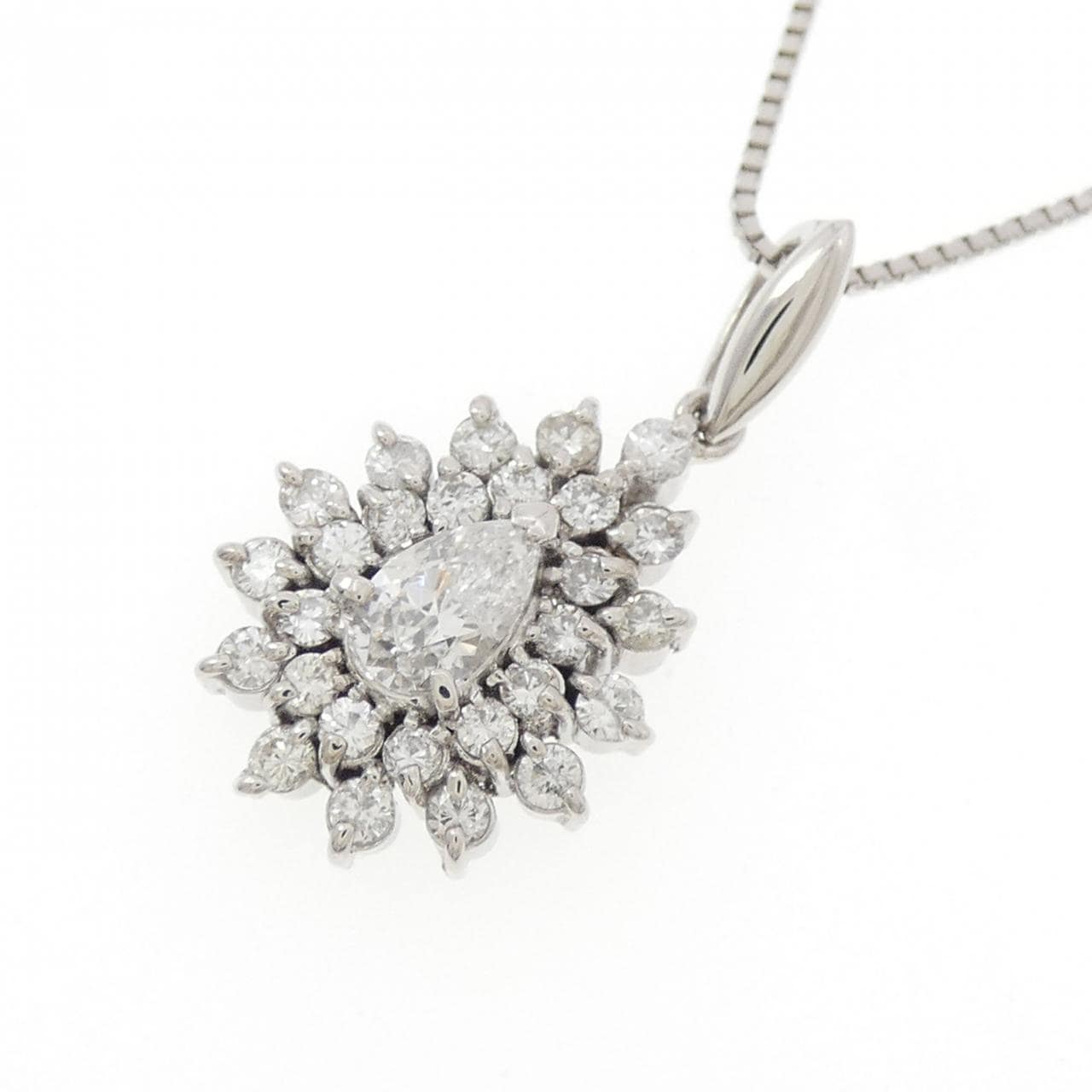 PT900/PT850 ダイヤモンド ネックレス 0.42CT