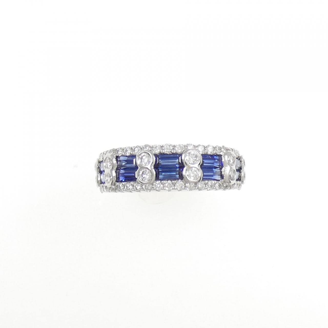 K18WG Sapphire Ring 1.19CT