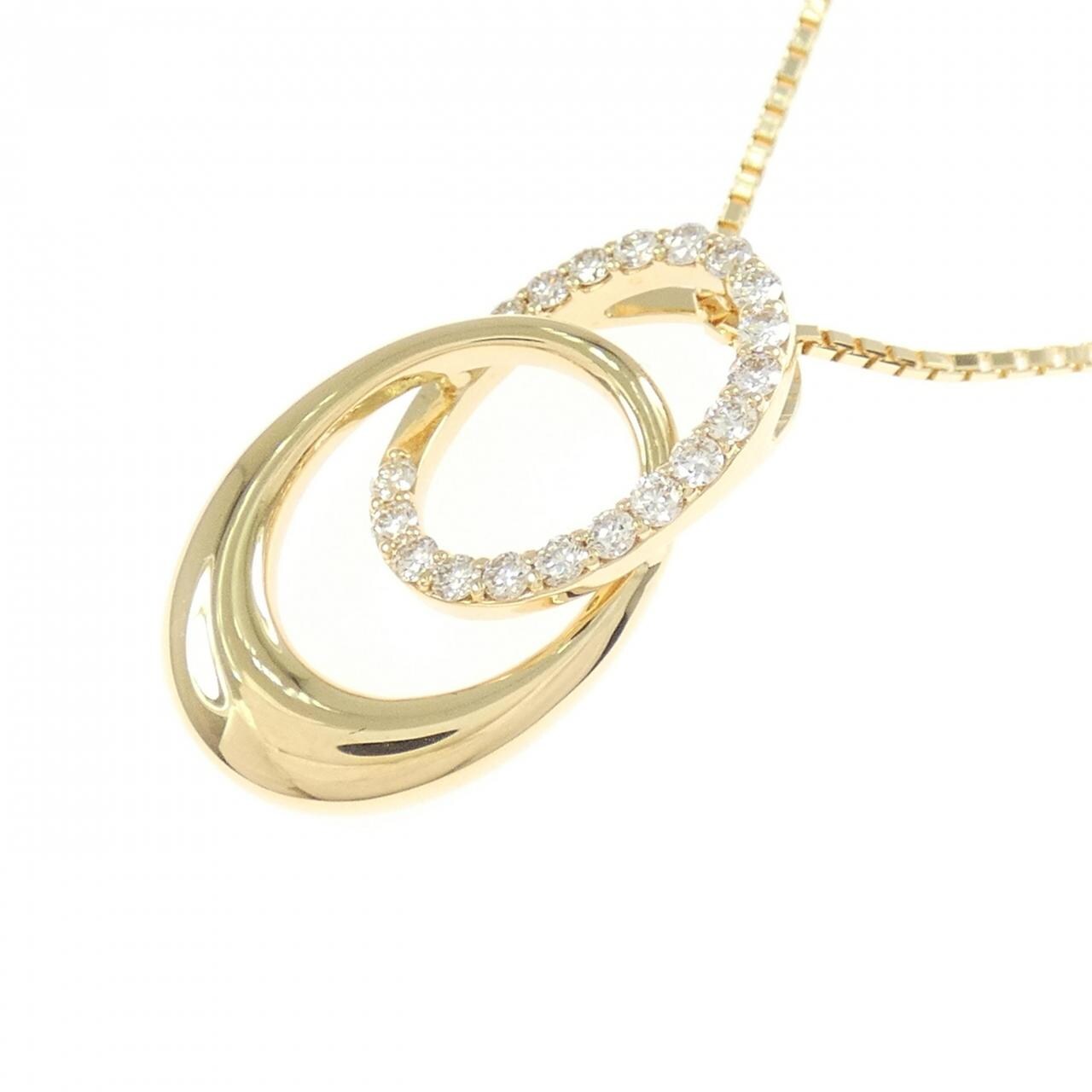 K18YG ダイヤモンド ネックレス 0.30CT