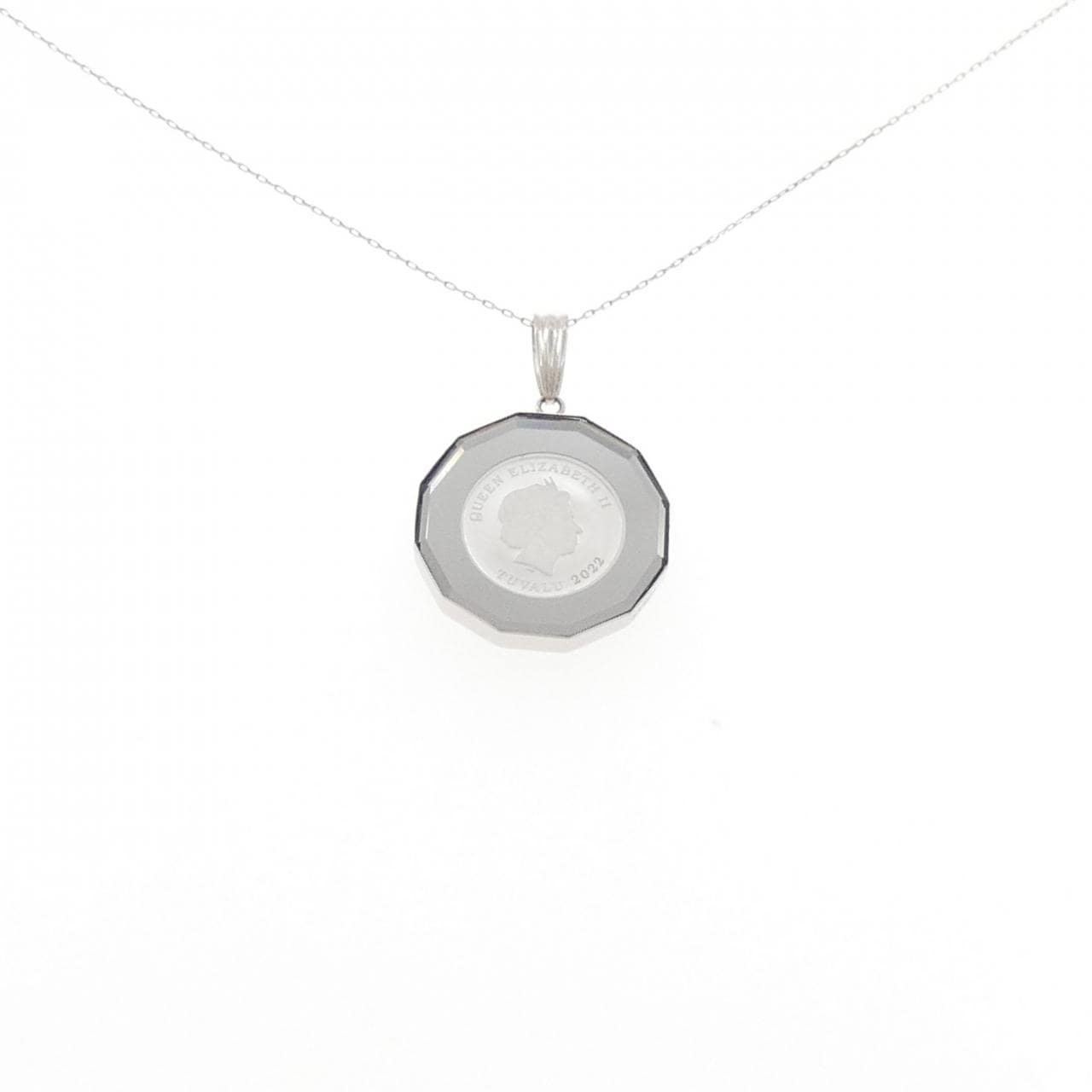 【新品】PT900 コイン ネックレス