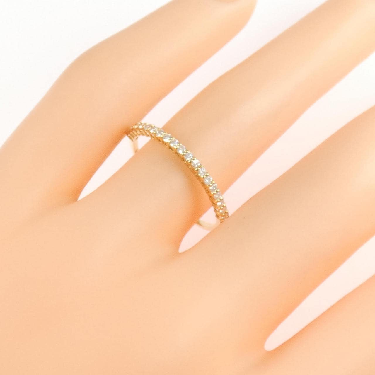 【リメイク】K18YG ダイヤモンド リング 0.20CT