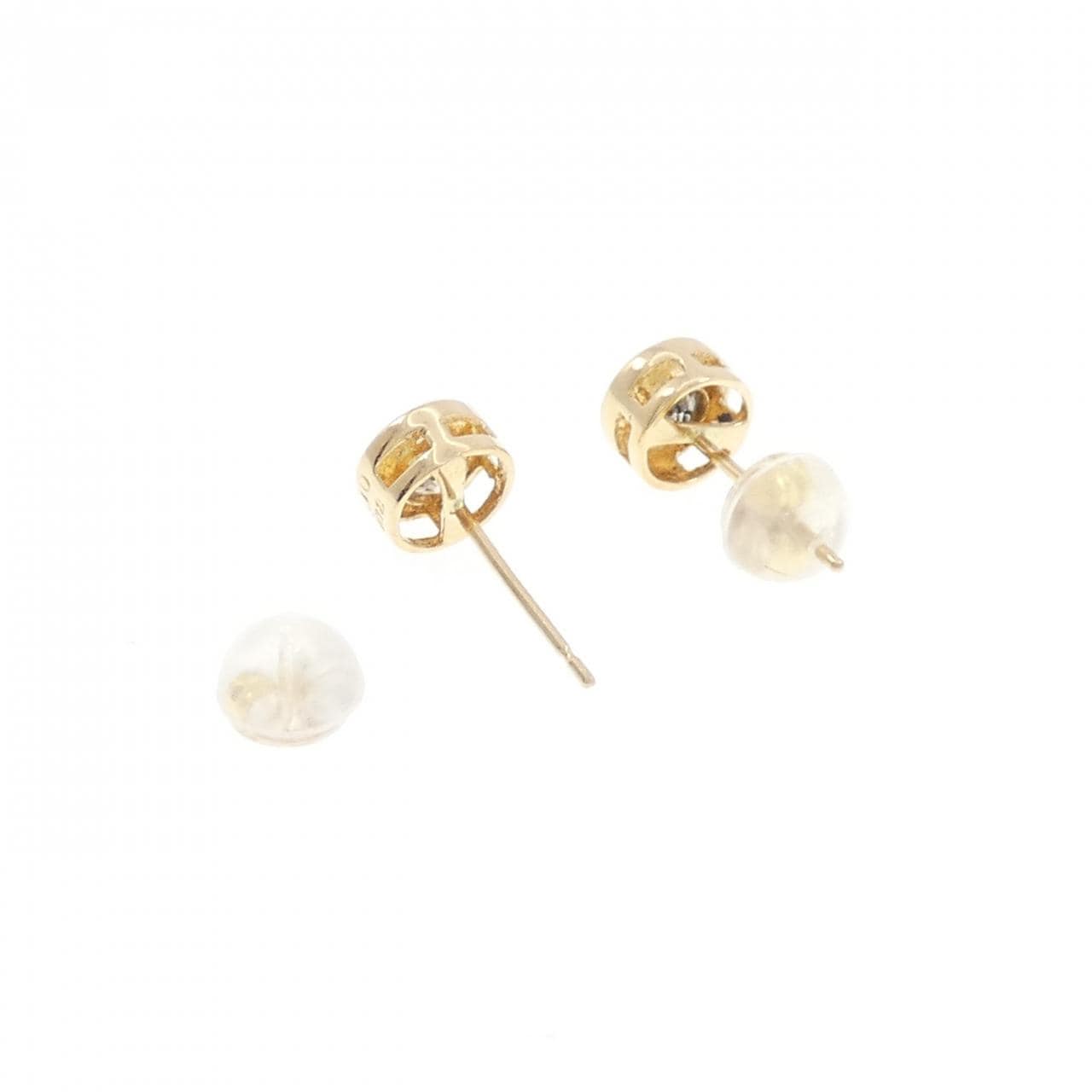 K18YG钻石耳环0.20CT