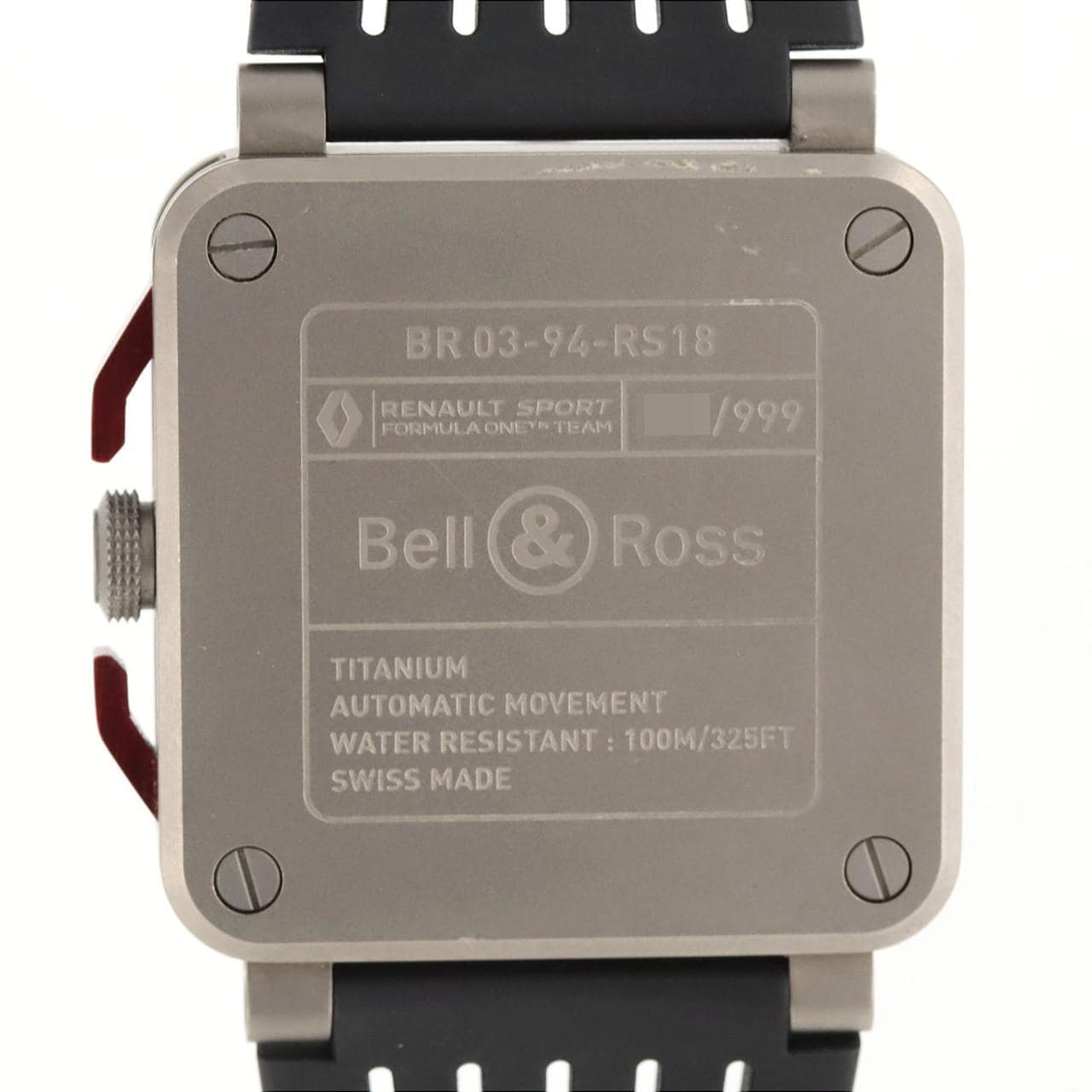 【ノーメンテナンス還元価格】ベル&ロス BR 03-94 R.S.18 BR0394-RS18 TI 自動巻