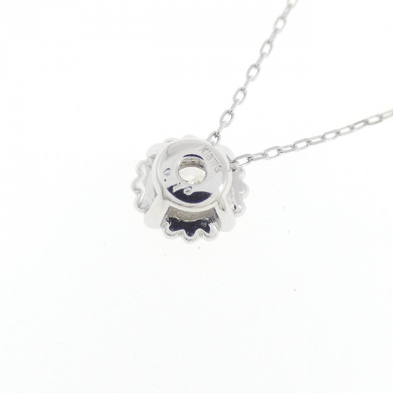 K18WG ダイヤモンド ネックレス 0.10CT