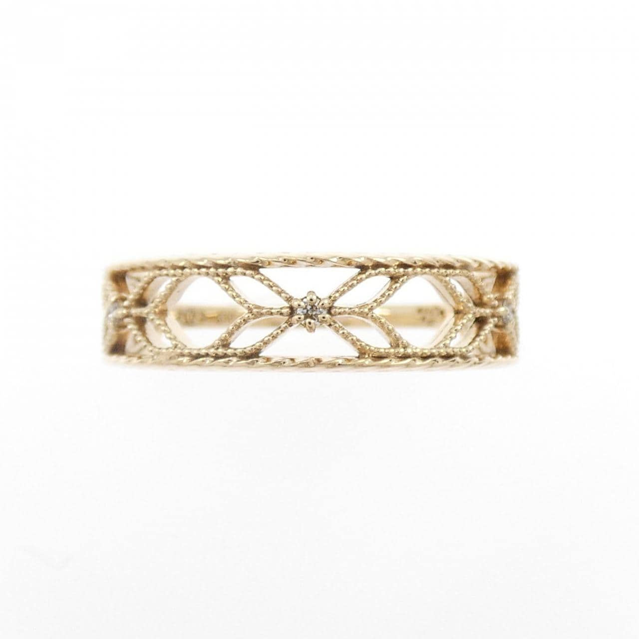 アガット ダイヤモンド リング 0.01CT