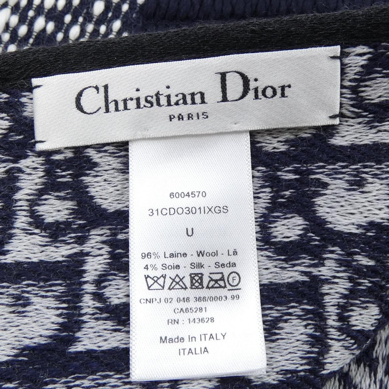 クリスチャンディオール CHRISTIAN DIOR MUFFLER