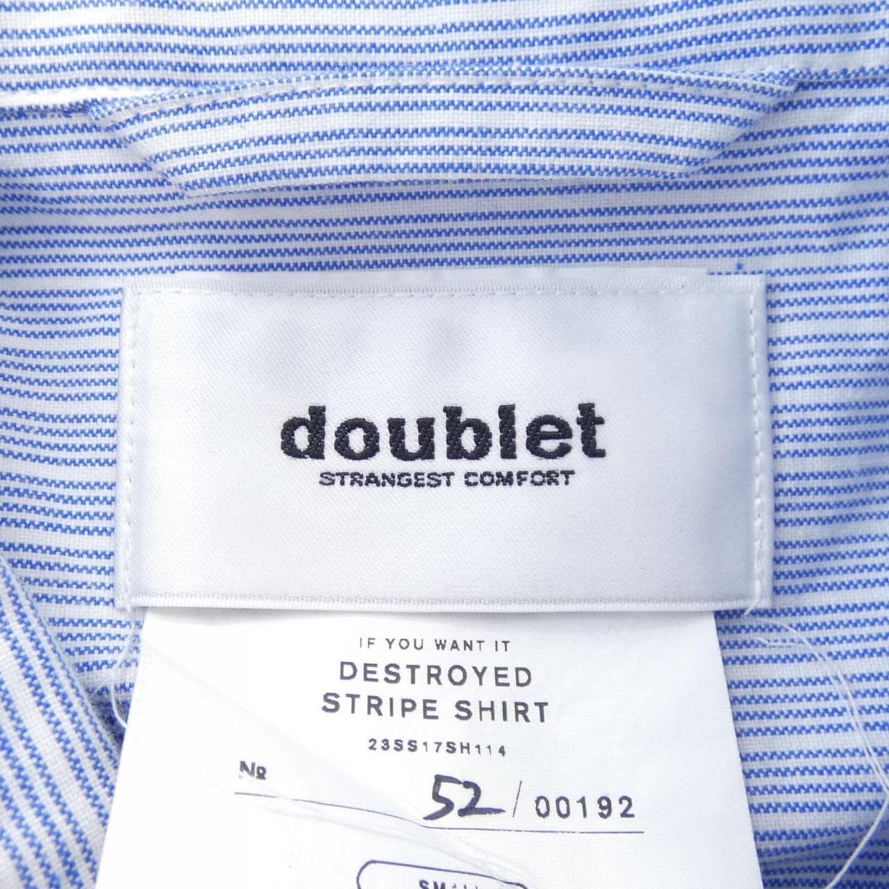 ダブレット Doublet 23SS17SH114 シャツ