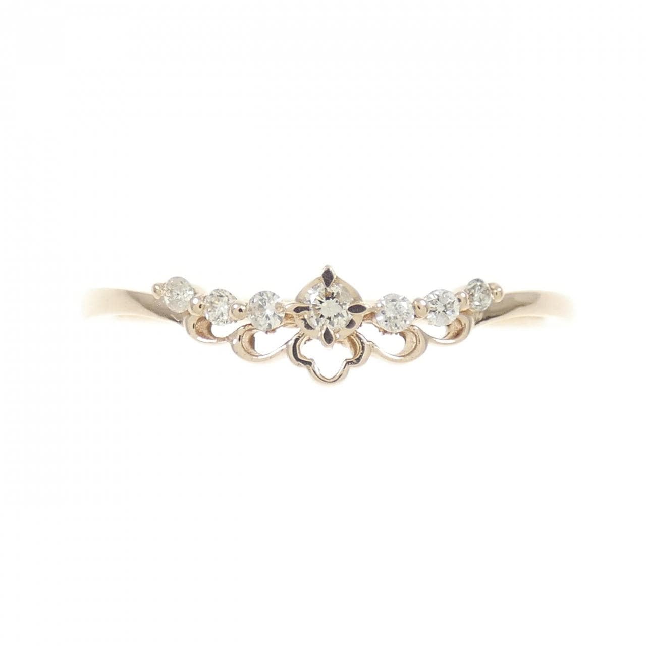 K18PG ダイヤモンド リング 0.06CT