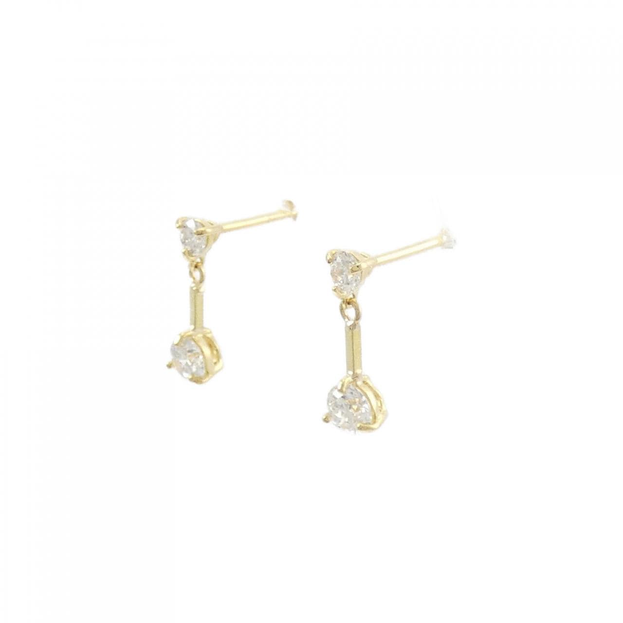 K18YG Diamond earrings 0.50CT