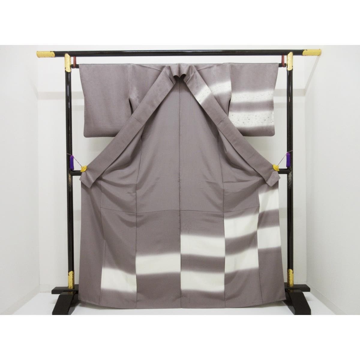 訪問著友禪加工刺繡暈染