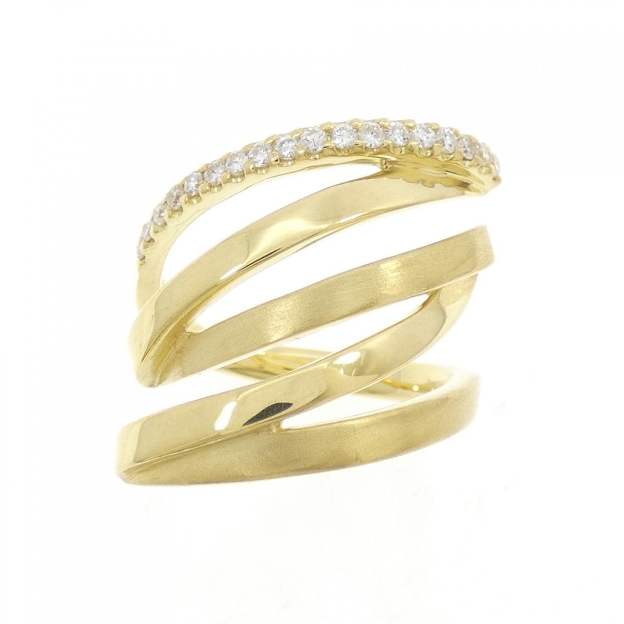 K18YG ダイヤモンド リング 0.18CT