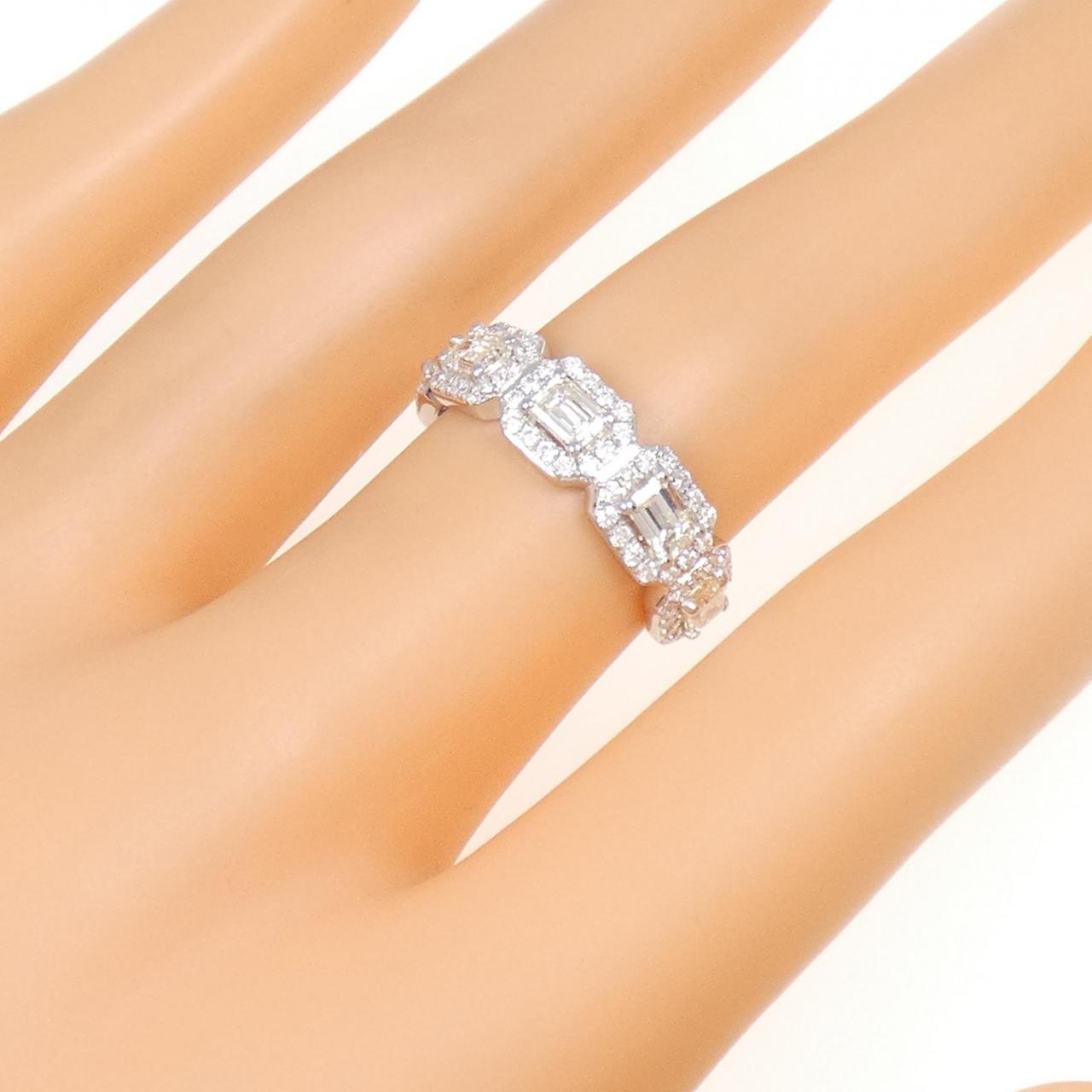 【新品】K18WG ダイヤモンド リング 0.43CT
