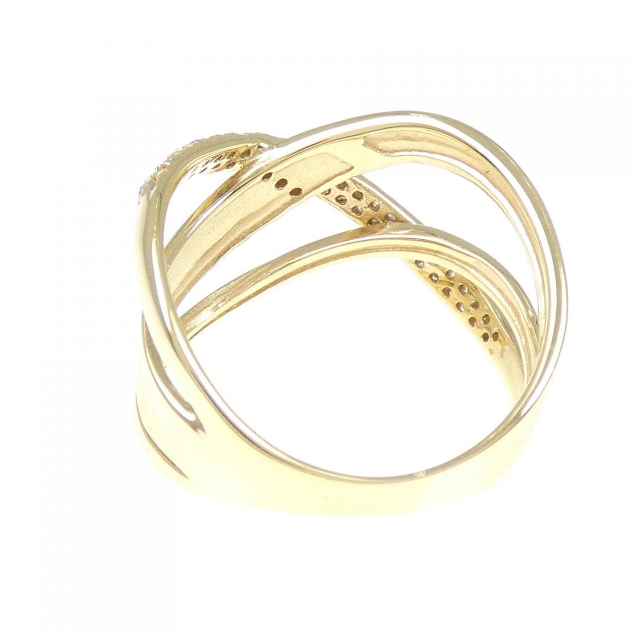 K18YG ダイヤモンド リング 0.18CT