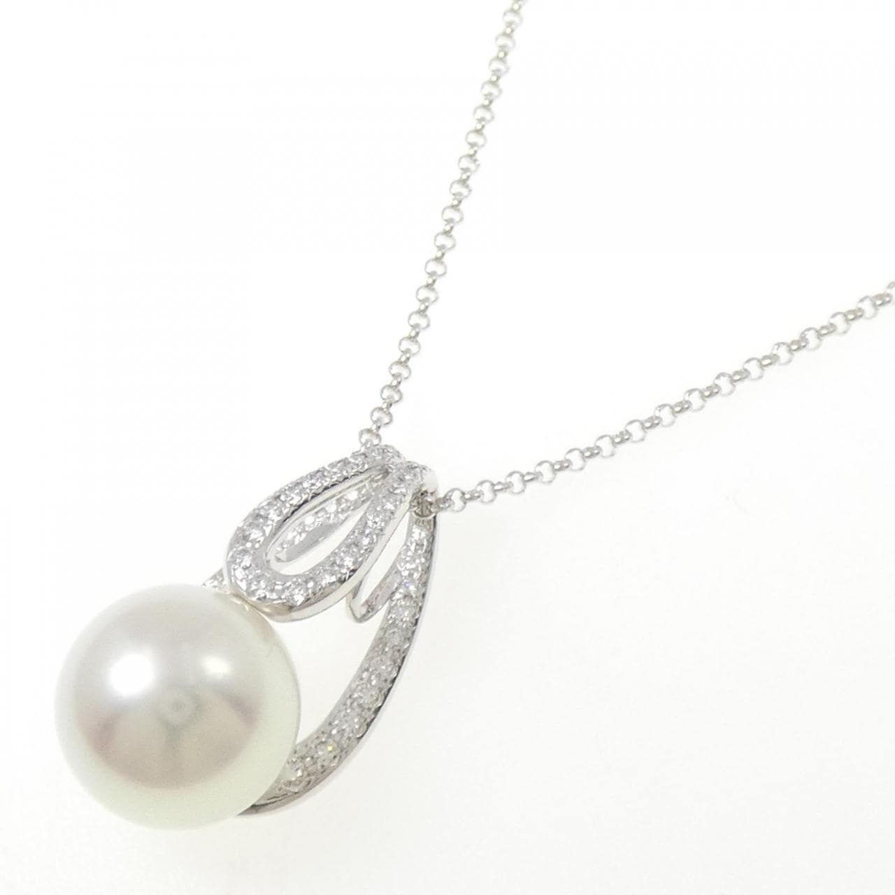 タサキ 白蝶パール ネックレス 14.4mm