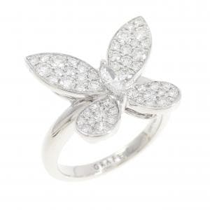 グラフ パヴェ バタフライ シルエット リング