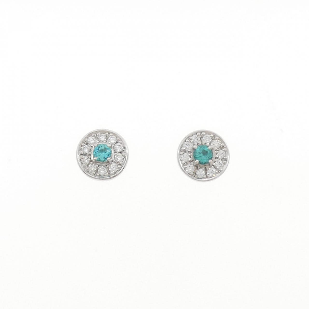 PT900 パライバトルマリン ピアス 0.204CT