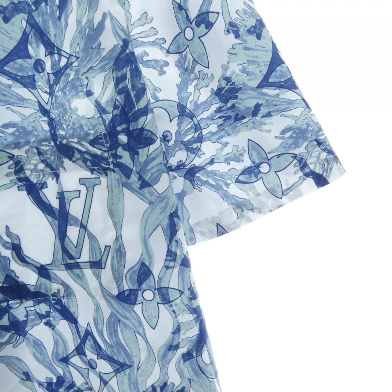 ルイヴィトン LOUIS VUITTON グラフィックショートスリーブコットンシャツ HPS36WAAV S／Sシャツ