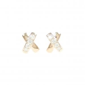 K18PG ダイヤモンド ピアス 0.20CT