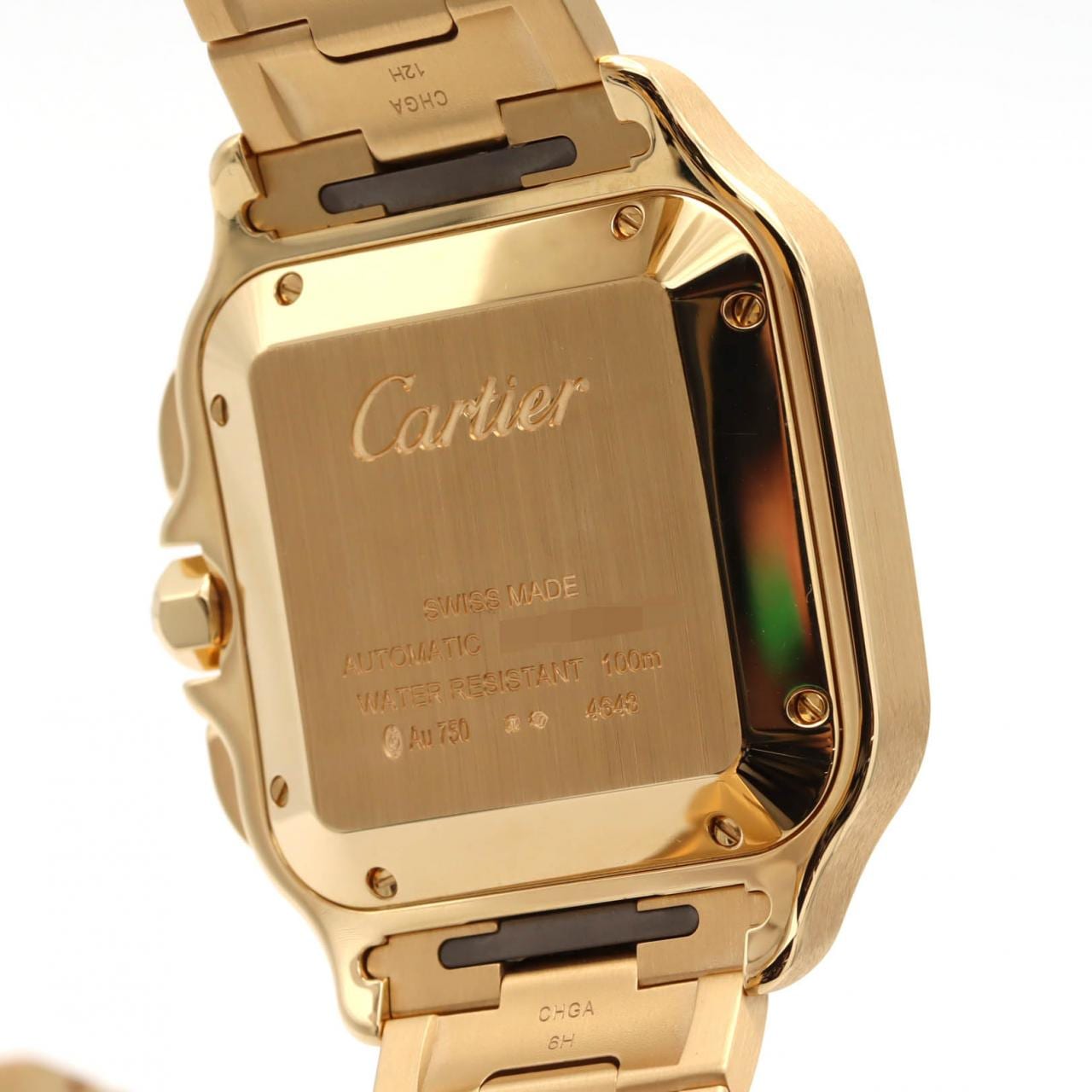 カルティエ サントス･ドゥ･カルティエ クロノグラフ LM YG WGSA0110 YG 自動巻