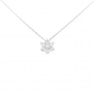 K18WG ダイヤモンド ネックレス 0.20CT