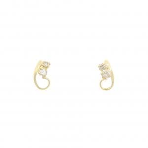 K18YG ダイヤモンド ピアス 0.06CT