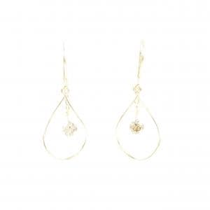 K18YG ダイヤモンド ピアス 0.2CT