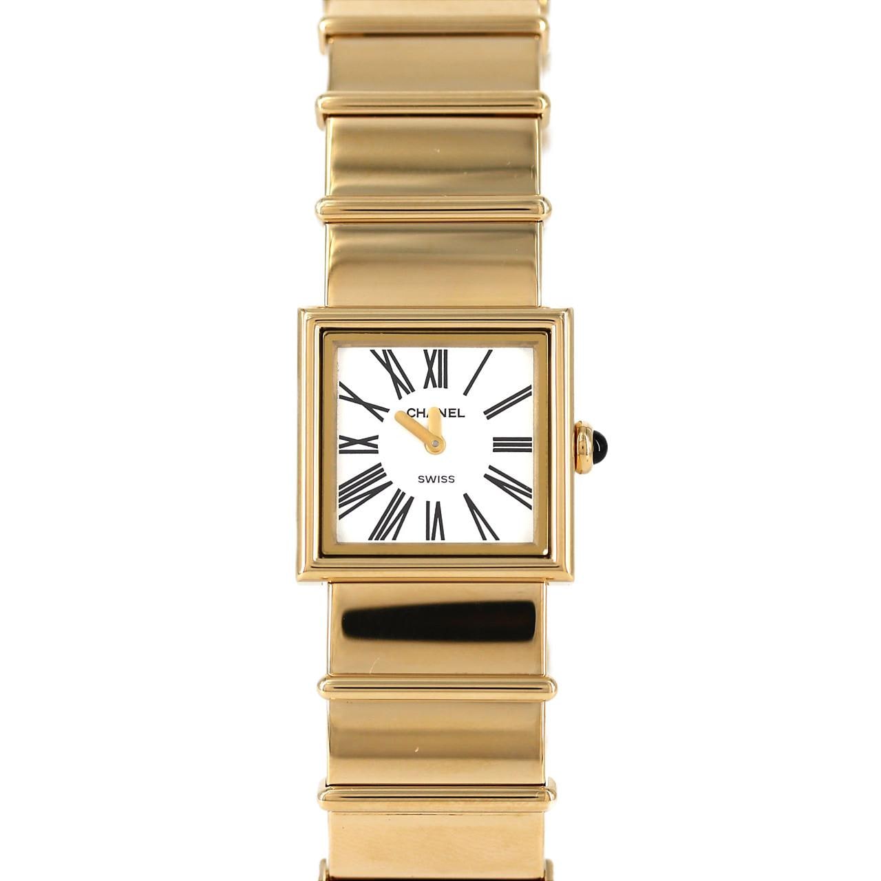 CHANEL Mademoiselle YG H0834 YG石英