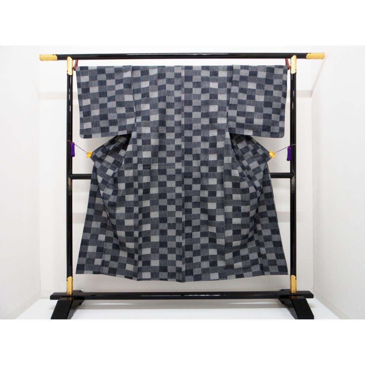 【新品】男物　単衣　岡山デニム