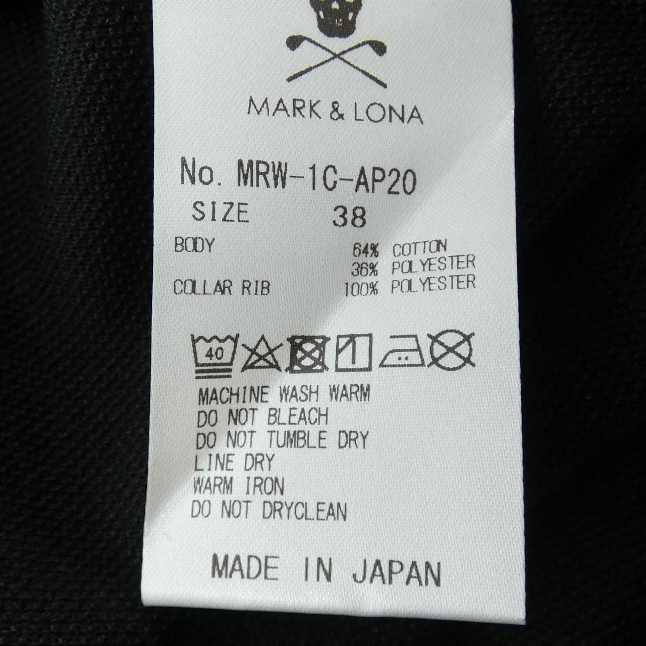 マークアンドロナ MARK&LONA ポロシャツ