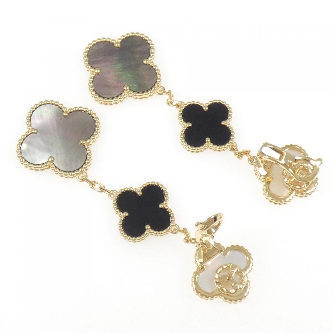 ヴァンクリーフ&アーペル マジックアルハンブラ 3モチーフ ピアス