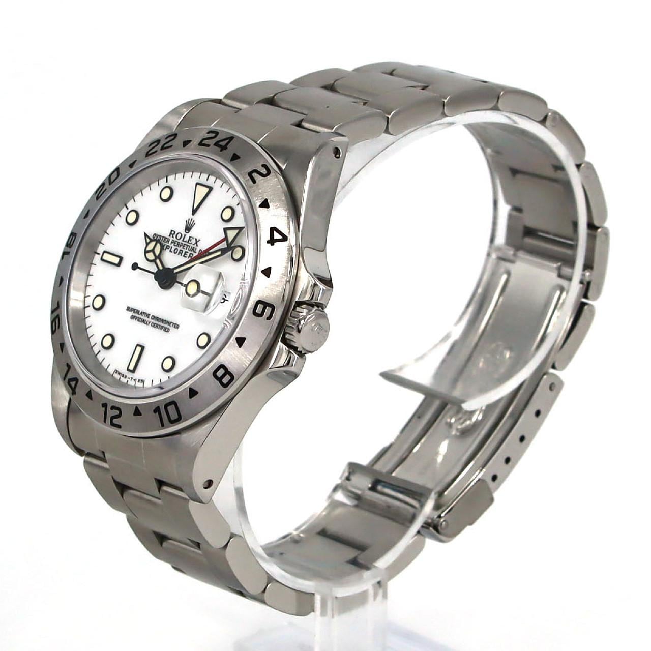 ロレックス エクスプローラーⅡ 16570 SS 自動巻 U番